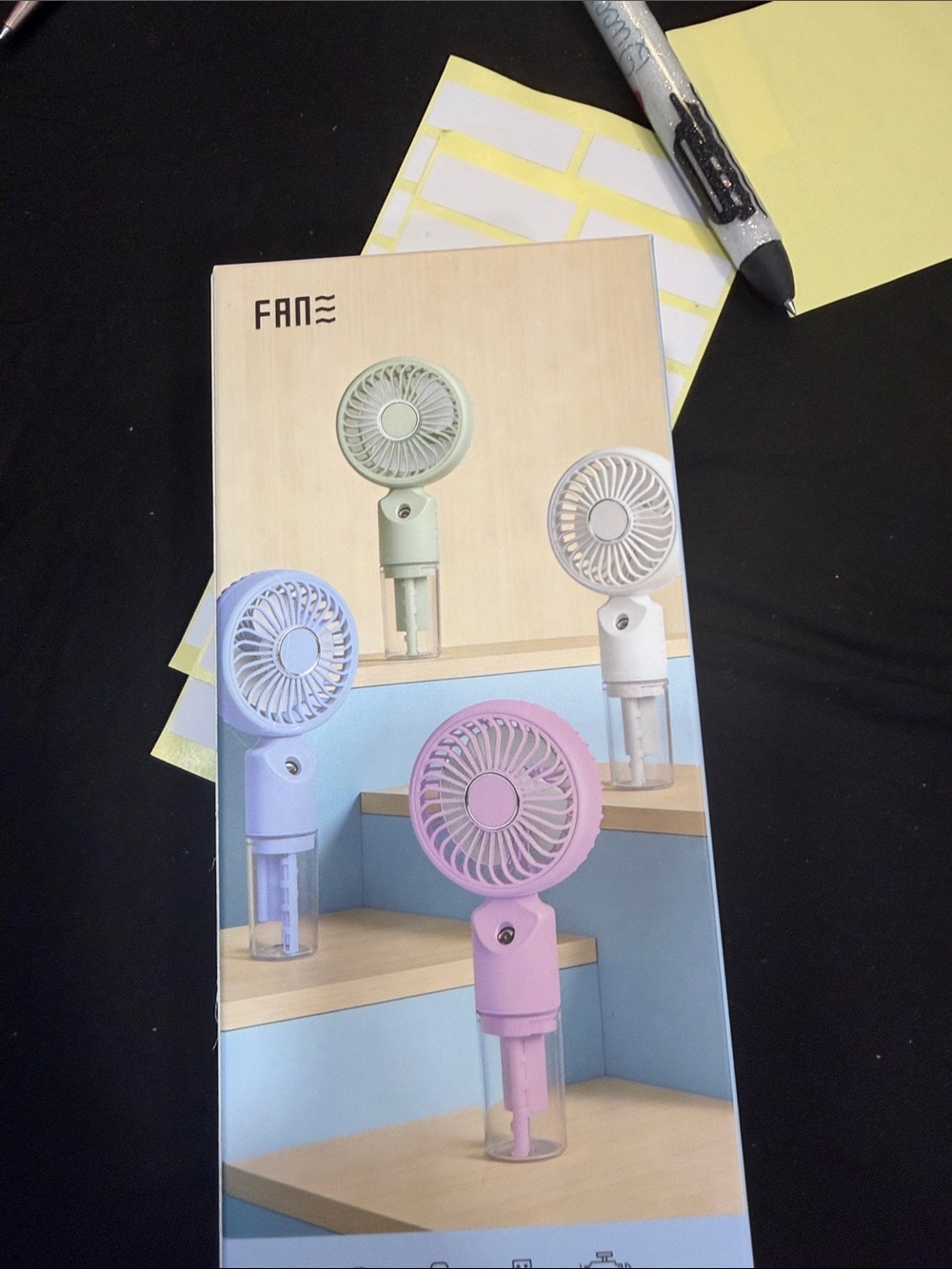 FANE Portable Handheld Mist Fan - Pink